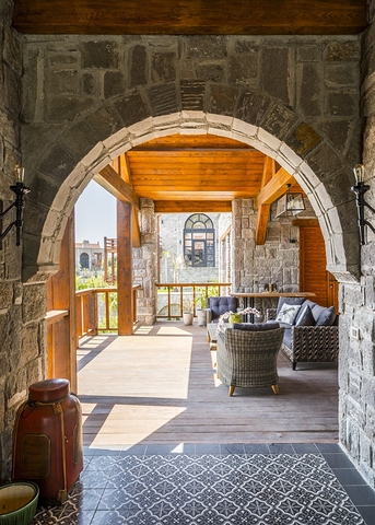 Luxury stone villas in a historic location