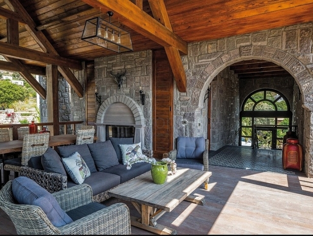 Luxury stone villas in a historic location