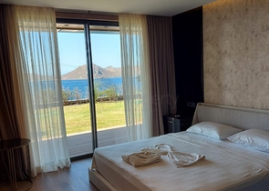 Luxury villa project with panoramic views of the Aegean Sea!