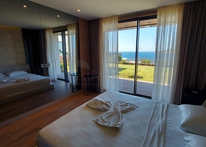 Luxury villa project with panoramic views of the Aegean Sea!