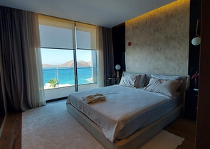 Luxury villa project with panoramic views of the Aegean Sea!