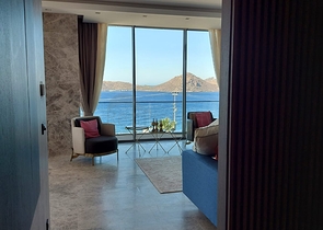 Luxury villa project with panoramic views of the Aegean Sea!