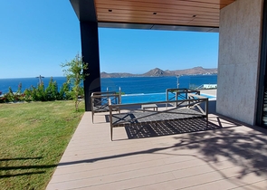 Luxury villa project with panoramic views of the Aegean Sea!