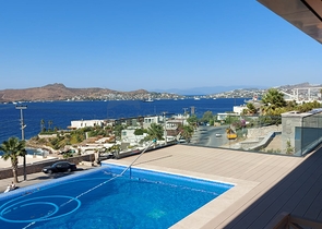 Luxury villa project with panoramic views of the Aegean Sea!