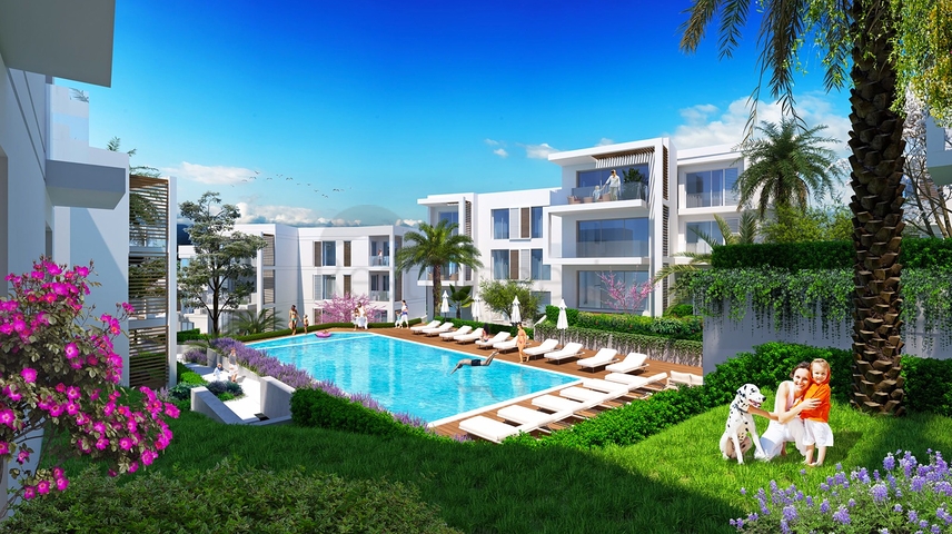 4+1 penthouse in a complex on the first coastline in the beautiful bay of Kucukbuk, Bodrum