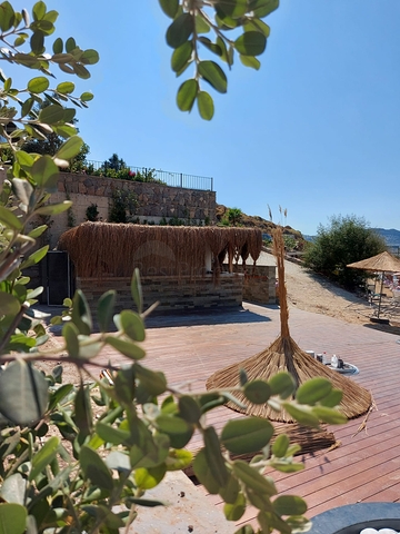 4+1 penthouse in a complex on the first coastline in the beautiful bay of Kucukbuk, Bodrum