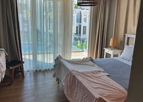 4+1 penthouse in a complex on the first coastline in the beautiful bay of Kucukbuk, Bodrum