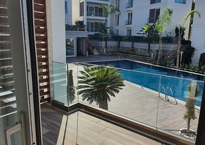 4+1 penthouse in a complex on the first coastline in the beautiful bay of Kucukbuk, Bodrum