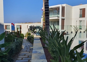 4+1 penthouse in a complex on the first coastline in the beautiful bay of Kucukbuk, Bodrum