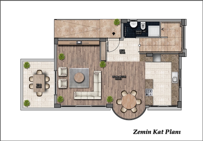 4 + 1 Villas with private pool in Kadriye Belek