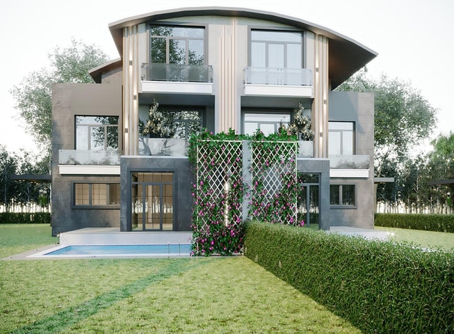 4 + 1 villas with private pool in Kadriye Belek