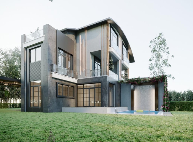 4 + 1 villas with private pool in Kadriye Belek