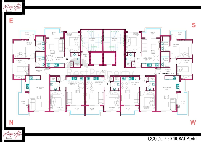 Installment plan -under Construction Project -in Mahmutlar / Alanya 