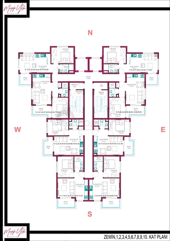 Installment plan -under Construction Project -in Mahmutlar / Alanya 