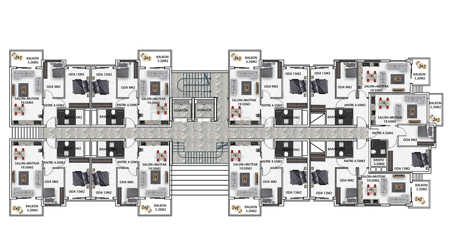 Buy Now ! Great Value - New Complex in Prime location -Mahmutlar/ Alanya 
