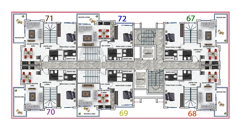 Buy Now ! Great Value - New Complex in Prime location -Mahmutlar/ Alanya 