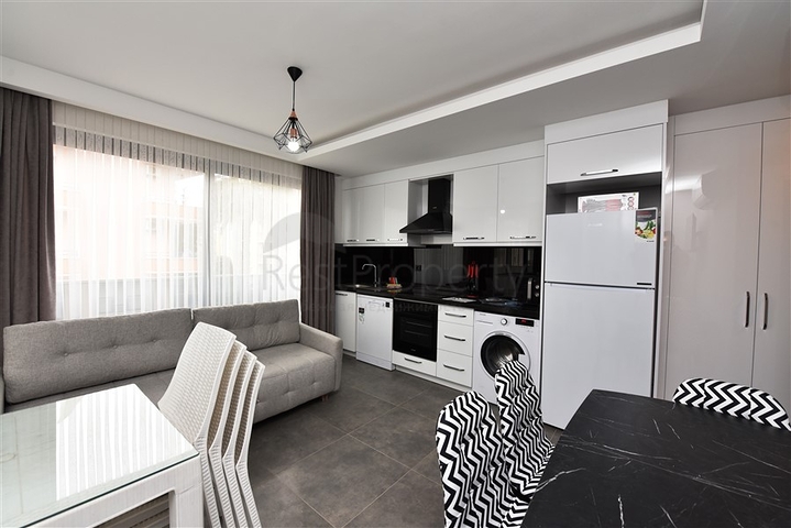 Furnished 1+1 apartment 100 meters from the sea