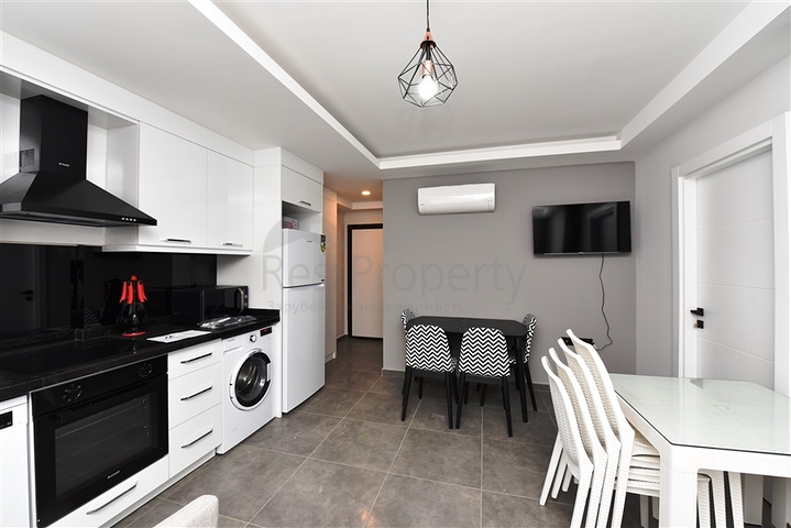 Furnished 1+1 apartment 100 meters from the sea