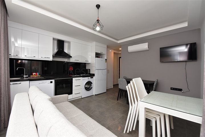 Furnished 1+1 apartment 100 meters from the sea