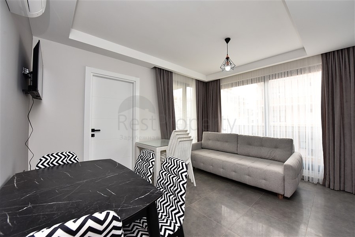 Furnished 1+1 apartment 100 meters from the sea