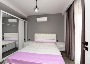 Furnished 1+1 apartment 100 meters from the sea