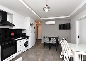 Furnished 1+1 apartment 100 meters from the sea