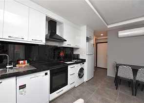 Furnished 1+1 apartment 100 meters from the sea