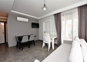 Furnished 1+1 apartment 100 meters from the sea