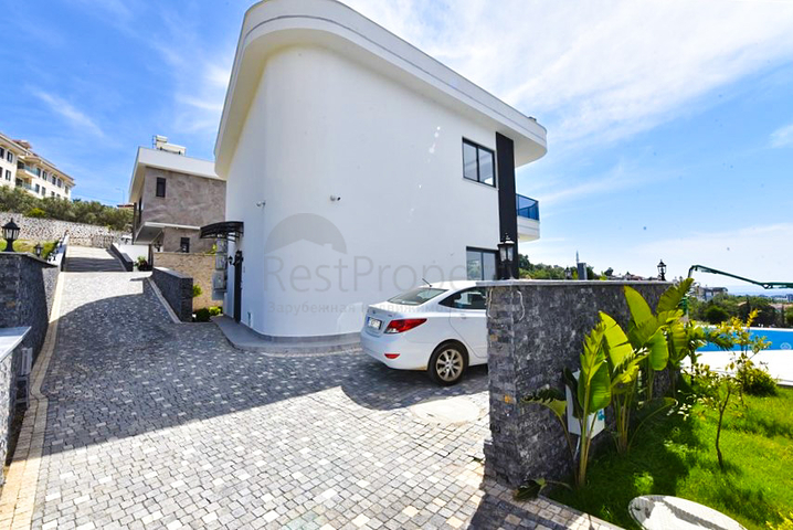 Sea View -Beautifully Designed -3 bedroom Private Villa -In Kargicak / Alanya  