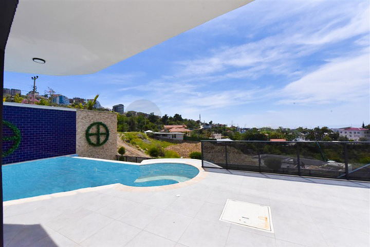 Sea View -Beautifully Designed -3 bedroom Private Villa -In Kargicak / Alanya  