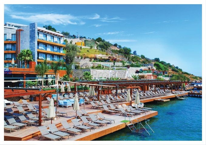 Paradise villas in Bodrum with hotel services.