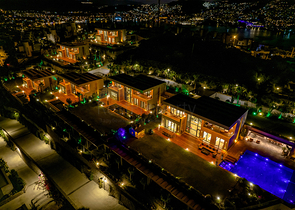 Paradise villas in Bodrum with hotel services.