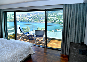 Paradise villas in Bodrum with hotel services.