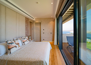 Paradise villas in Bodrum with hotel services.