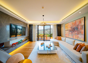 Paradise villas in Bodrum with hotel services.