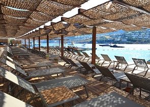Paradise villas in Bodrum with hotel services.