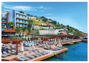 Paradise villas in Bodrum with hotel services.