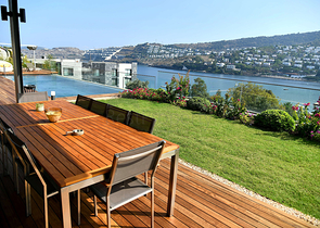 Paradise villas in Bodrum with hotel services.