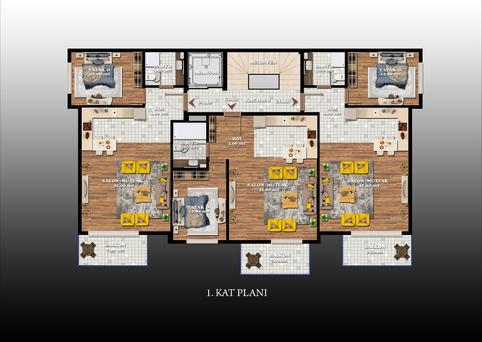 Spectacular Views - Payment plan - Under Construction - in Konakli/ Alanya  