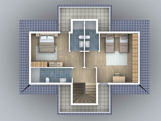 Detached villas 4 + 1 in Gecek Fethiye