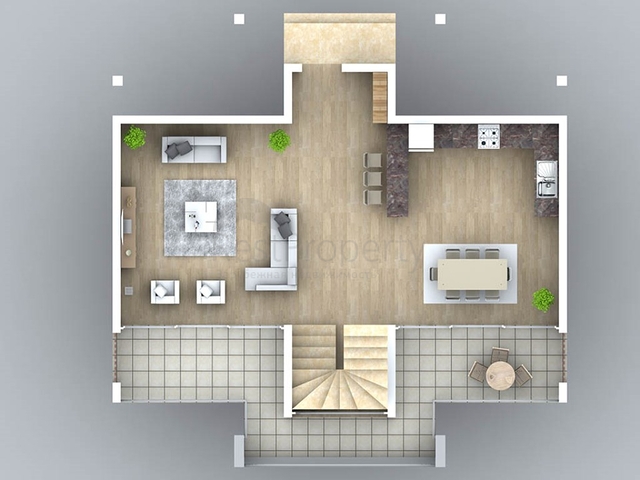 Detached villas 4 + 1 in Gecek Fethiye