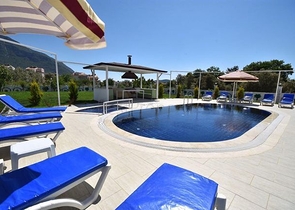 Spacious 6 + 1 villa with private pool in Fethiye