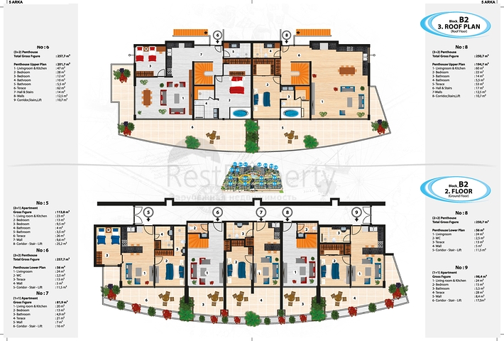 Luxury complex with a panoramic view