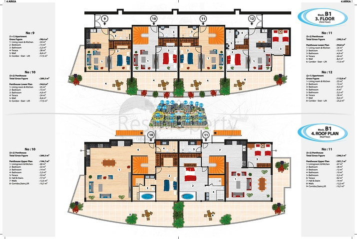 Luxury complex with a panoramic view