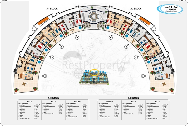 Luxury complex with a panoramic view