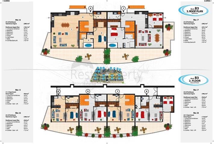 Luxury complex with a panoramic view