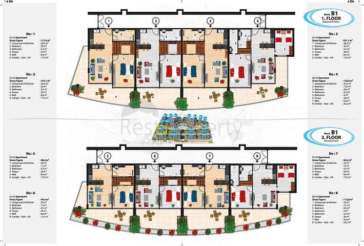 Luxury complex with a panoramic view