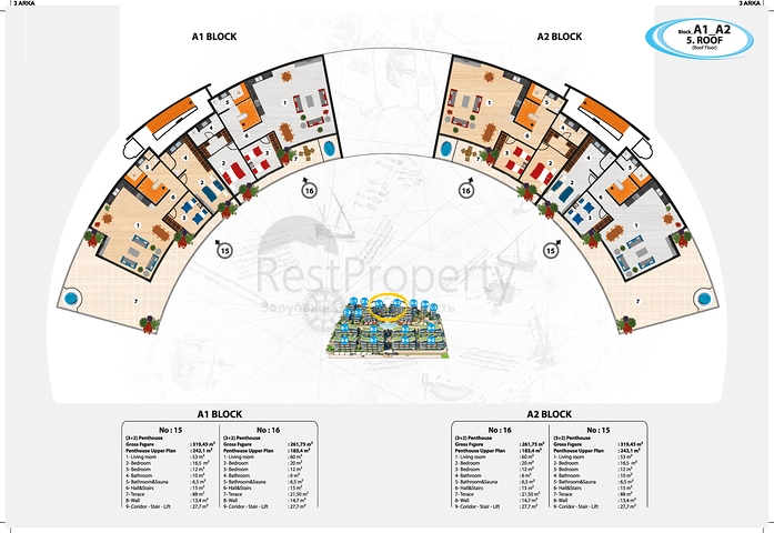 Luxury complex with a panoramic view