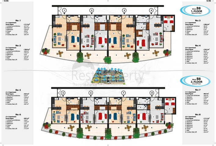 Luxury complex with a panoramic view