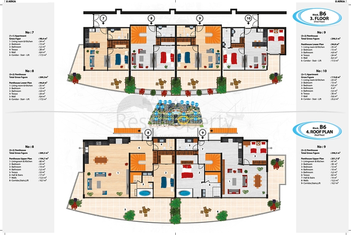 Luxury complex with a panoramic view